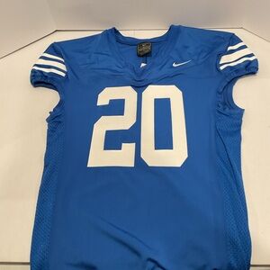 Nike Team Football Jersey NWT Blue #20 Sz L Mens Mesh Practice Game CI3767-494